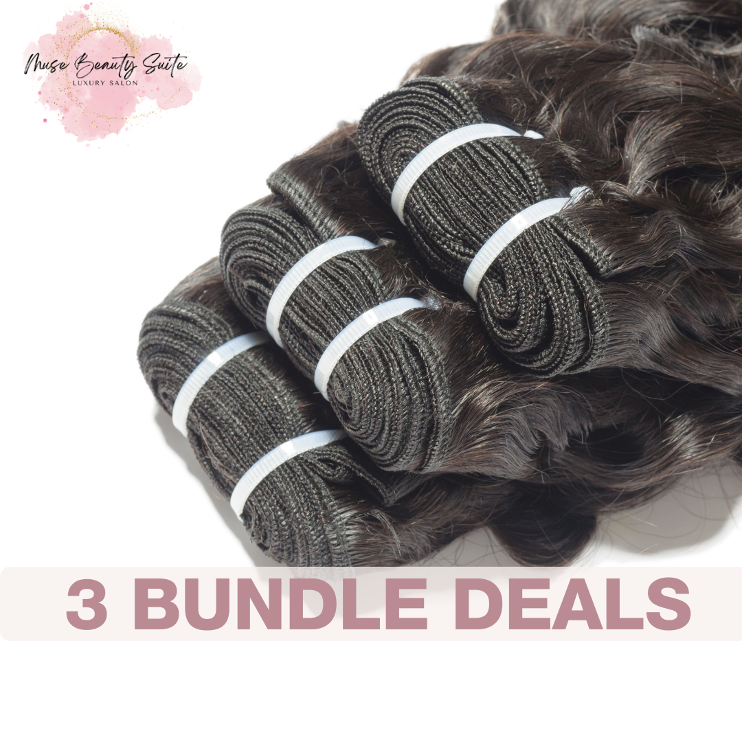 Top Quality Brazilian Human Hair Extensions 3 Bundle Deal